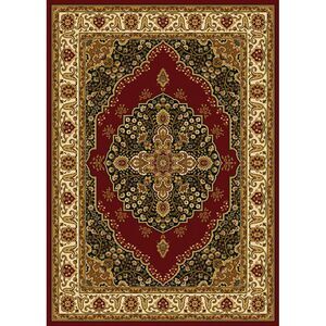 Home Dynamix Traditional Oriental Red 4x6 Area Rug Persian Medallion